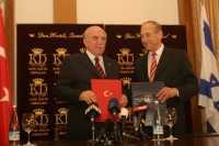 Minister of Industry Trade and Labor Ehud Olmert and Turkey's Minister of Agriculture and Village Affairs Sami Guclu signed last week a bilateral industrial R&D agreement. The newly signed R&D agreement covers agriculture, electronics, high tech, space an