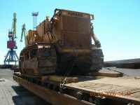 In highly complex logistic operation a 41 ton earthmoving equipment was moved by Marita Shipping from Israel via Mariupol in the Ukraine to Ulan Bator in Mongolia