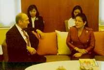 Minister Olmert during his visit to Thailand