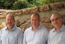 Mr. Ganani, Mr. Van Den Hoek and Mr. Amitai (L-R)