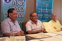 Yahav, Feller and Hermesh (L-R)