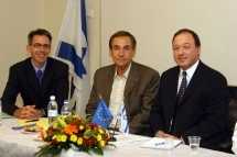 Siterman and EU representatives in Jerusalem