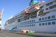 MS Ameda at Eilat Port