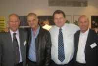 L-R: Mr. Shani. Mr. Lynn, Mr. Daskal and Mr. Arbel