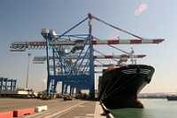 In 2009 Israel's maritime gateways handled 979,500 loaded TEUs compared to 1,066,700 loaded TEUs in 2008, a drop of 8%