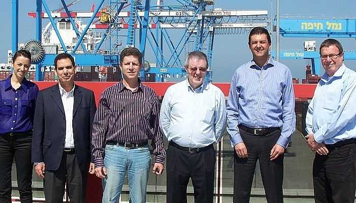 Senior executives of APL Europe and Tiran Shipping visited port of Haifa