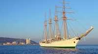 Esmeralda is the four-masted barquentine tall ship of the Chilean Navy and currently the second-tallest and longest sailing ship in the world.