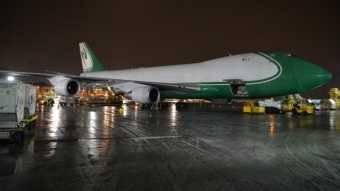 The carrier's newly purchased 747-400-ERF, an original 2007 manufactured freighter, completes the upgrade of CAL's fleet to two new open nose and door freighters