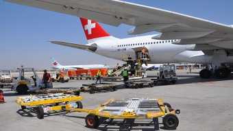 During June, the airport handled total of 22,939 tons of cargo, 12,714 tons were transported by freighters