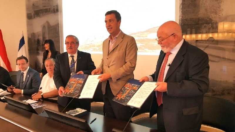 Cooperation agreement between the Antwerp and Haifa Chambers of Commerce - signed